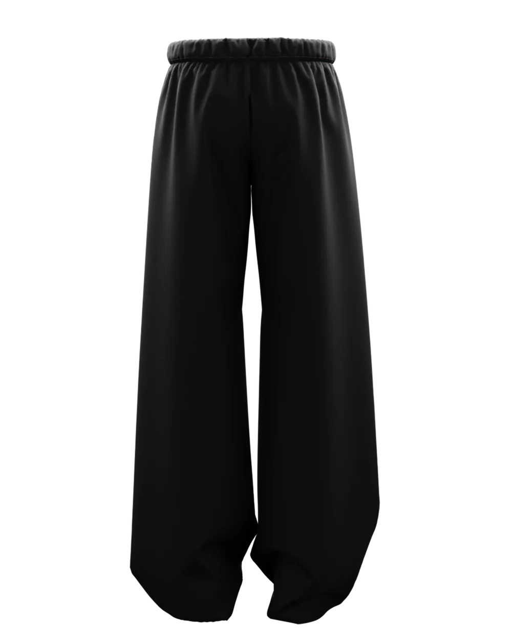 Dragon Black Straight Fit Baggy Pants